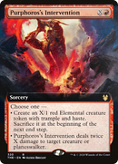 Purphoros's Intervention (Extended Art) (THB-320) [Theros Beyond Death] Foil