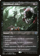 Sheoldred's Edict (PPONE-279) [Promo Pack: Phyrexia: All Will Be One] Foil