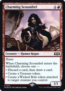 Charming Scoundrel (PRE-124) [Wilds of Eldraine Promos] Foil