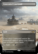 Concealed Courtyard (Borderless) (OTJ-302) [Outlaws of Thunder Junction] Foil