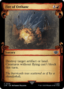 Fire of Orthanc (Showcase Scrolls) (LTR-578) [The Lord of the Rings: Tales of Middle-earth] Foil