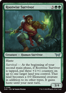 Rootwise Survivor (DSK-196) [Duskmourn: House of Horror] Foil