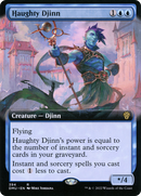 Haughty Djinn (Extended Art) (DMU-394) [Dominaria United] Foil