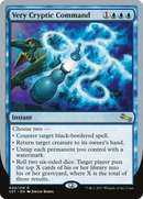 Very Cryptic Command (E) (UST-049) [Unstable]