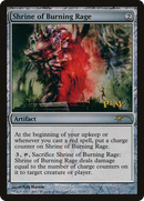 Shrine of Burning Rage (WPN-073) [DCI Promos]