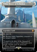 White Tower of Ecthelion - Karakas (LTC-367) (Borderless) [Tales of Middle-earth Commander] Foil