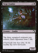 Siege Zombie (MID-121) [Innistrad: Midnight Hunt]