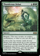 Thunderous Debut (WOE-190) [Wilds of Eldraine] Foil