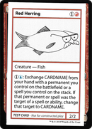 Red Herring (No PW Symbol) (CMB1-062) [Mystery Booster Playtest Cards 2021]