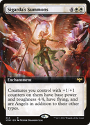 Sigarda's Summons (Extended Art) (VOW-353) [Innistrad: Crimson Vow] Foil