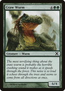 Craw Wurm (10E-257) [Tenth Edition] Foil
