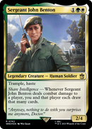 Sergeant John Benton (Surge Foil) (WHO-762) [Doctor Who] Foil