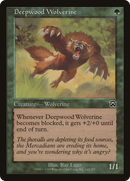 Deepwood Wolverine (MMQ-242) [Mercadian Masques] Foil