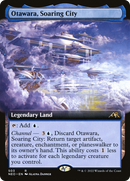 Otawara, Soaring City (Extended Art) (NEO-503) [Kamigawa: Neon Dynasty] Foil