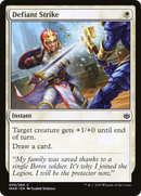 Defiant Strike (WAR-009) [War of the Spark] Foil