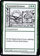 Generated Horizons (CMB1-075) [Mystery Booster Playtest Cards 2019]