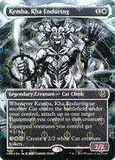 Kemba, Kha Enduring (Borderless) (Step-and-Compleat Foil) (ONE-423) (Showcase) [Phyrexia: All Will Be One] Foil