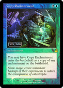 Copy Enchantment (Retro Frame) (Serial Numbered) (RVR-312) [Ravnica Remastered] Foil