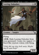 Leering Onlooker (MKM-091) [Murders at Karlov Manor] Foil