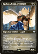 Radiant, Serra Archangel (Foil Etched) (CMR-553) [Commander Legends] Etched Foil