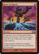 Burst of Speed (M10-129) [Magic 2010] Foil