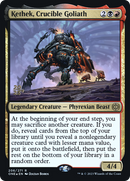 Kethek, Crucible Goliath (PRE-206) [Phyrexia: All Will Be One Promos] Foil