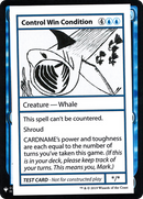 Control Win Condition (CMB1-019) [Mystery Booster Playtest Cards 2019]