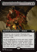 Demonic Covenant (Extended Art) (DSC-049) [Duskmourn: House of Horror Commander]