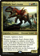 Gishath, Sun's Avatar (XLN) (PRE-222) [Ixalan Promos] Foil