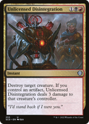 Unlicensed Disintegration (SCD-255) [Starter Commander Decks]