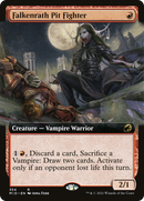 Falkenrath Pit Fighter (Extended Art) (MID-354) [Innistrad: Midnight Hunt] Foil
