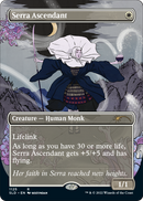 Serra Ascendant (SLD-1125) (Borderless) [Secret Lair Drop] Foil