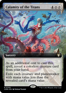 Calamity of the Titans (Extended Art) (CMM-745) [Commander Masters] Foil