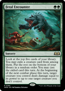 Feral Encounter (WOE-169) [Wilds of Eldraine] Foil