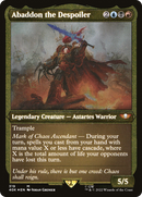 Abaddon the Despoiler (Display Commander) (Foil Etched) - Thick Stock (40K-319) [Warhammer 40,000 Commander] Foil