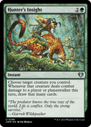 Hunter's Insight (CMM-296) [Commander Masters] Foil