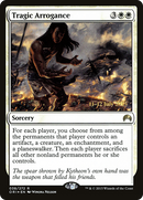 Tragic Arrogance (PRE-038) [Magic Origins Promos] Foil