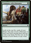 Commune with Dinosaurs (XLN-181) [Ixalan]