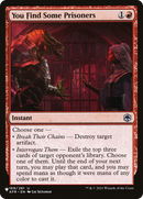 You Find Some Prisoners (LIST-AFR-169) [The List]