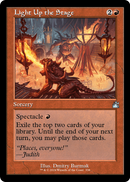 Light Up the Stage (Retro Frame) (RVR-338) [Ravnica Remastered] Foil