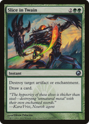 Slice in Twain (SOM-127) [Scars of Mirrodin] Foil