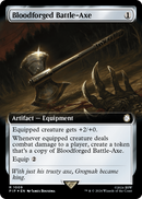 Bloodforged Battle-Axe (Extended Art) (Surge Foil) (PIP-1009) [Fallout] Foil