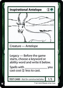 Inspirational Antelope (CMB1-078) [Mystery Booster Playtest Cards 2019]