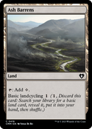 Ash Barrens (CMM-419) [Commander Masters] Foil
