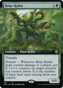 Briar Hydra (Extended Art) (DMU-427) [Dominaria United]