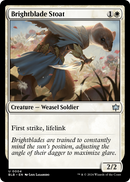 Brightblade Stoat (BLB-004) [Bloomburrow]