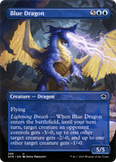 Blue Dragon (Borderless) (AFR-289) (Borderless) [Adventures in the Forgotten Realms]