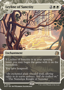 Leyline of Sanctity (WOT-010) (Showcase) (Borderless) [Wilds of Eldraine: Enchanting Tales] Foil