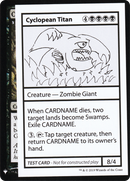 Cyclopean Titan (CMB1-040) [Mystery Booster Playtest Cards 2019]