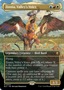 Zinnia, Valley's Voice (Borderless) (BLC-004) [Bloomburrow Commander] Foil